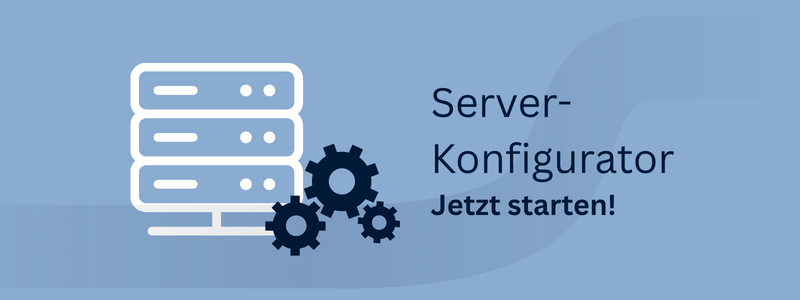 Banner Server-Konfigurator.